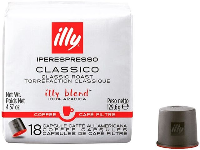 100 Capsule Compatibili Nespresso Illy Lungo Classico
