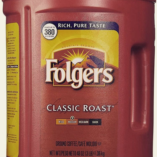 Folgers Classic Roast Ground Coffee - 3lb