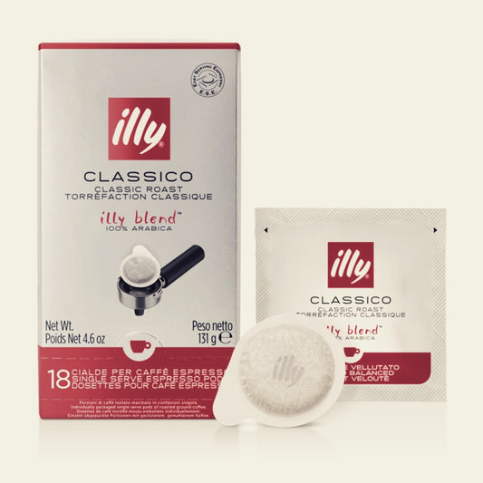 illy Classico ESE Espresso Pods, 18 Count