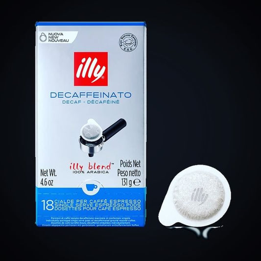 illy Decaf ESE Espresso Pods, 18 Count