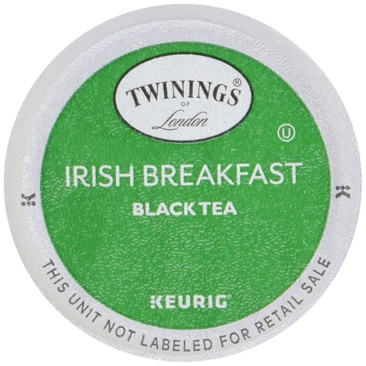 Twinings of London Irish Breakfast Tea K-Cups for Keurig, 12 Count