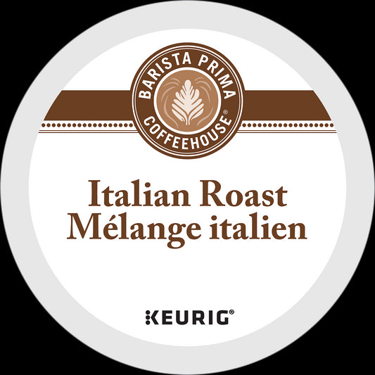 Barista Prima Italian Roast Coffee Keurig K-Cups, 24 Count (Pack of 4)