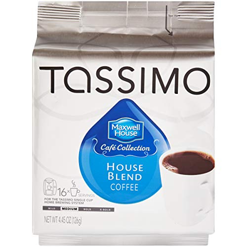 Tassimo Maxwell House Blend Coffee, Single Serve T-Discs, 80 T-Discs