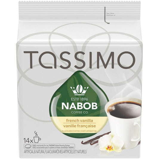 Tassimo T-Discs, Nabob French Vanilla, (14 Count)